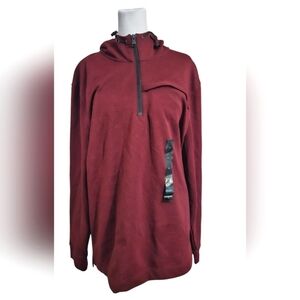BANANA REPUBLIC Maroon moisture wicking hoodie. Size XL NWT